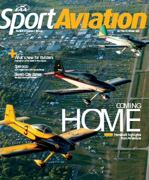 October 2022 Sport Aviation Magazine Cover