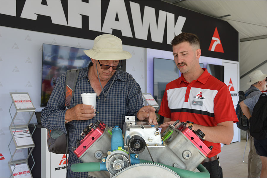 DeltaHawk Booth at Airventure