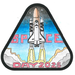 EAA space day badge contest winner