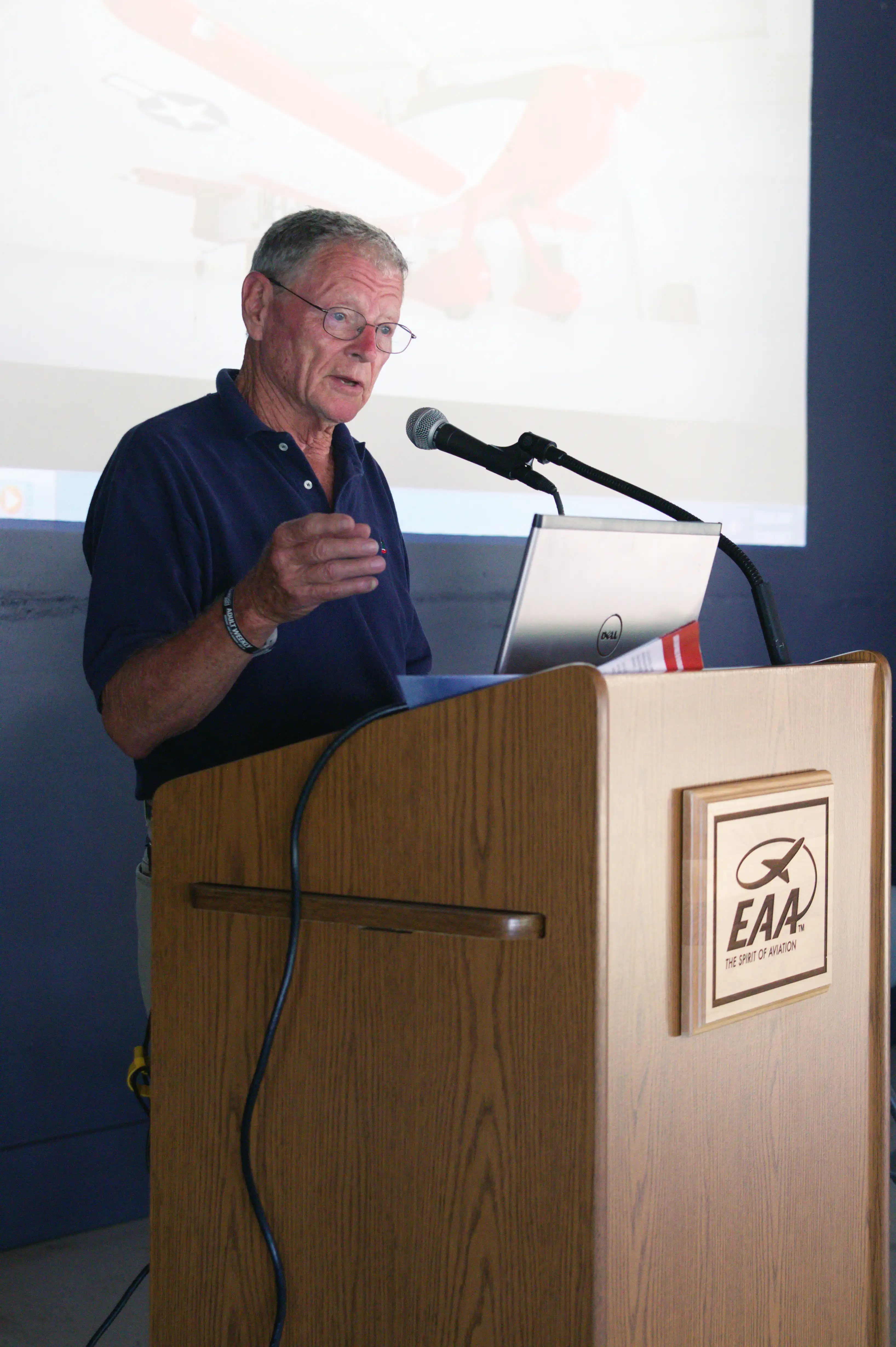 Senator James Inhofe Presenting at AirVenture Oshkosh